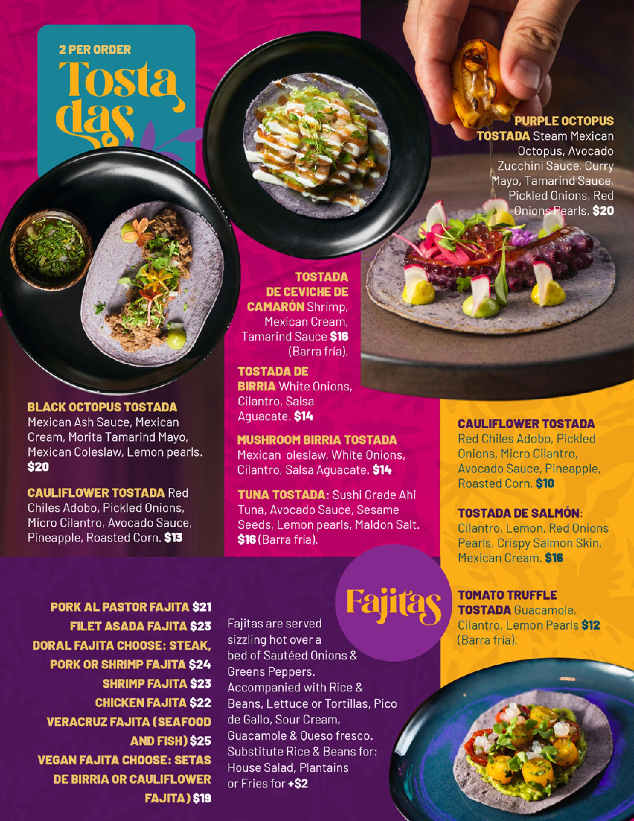 Delivery and Takeout menu - Chabella Mexican Cantina - Mexican Restaurant  in Miami, FL