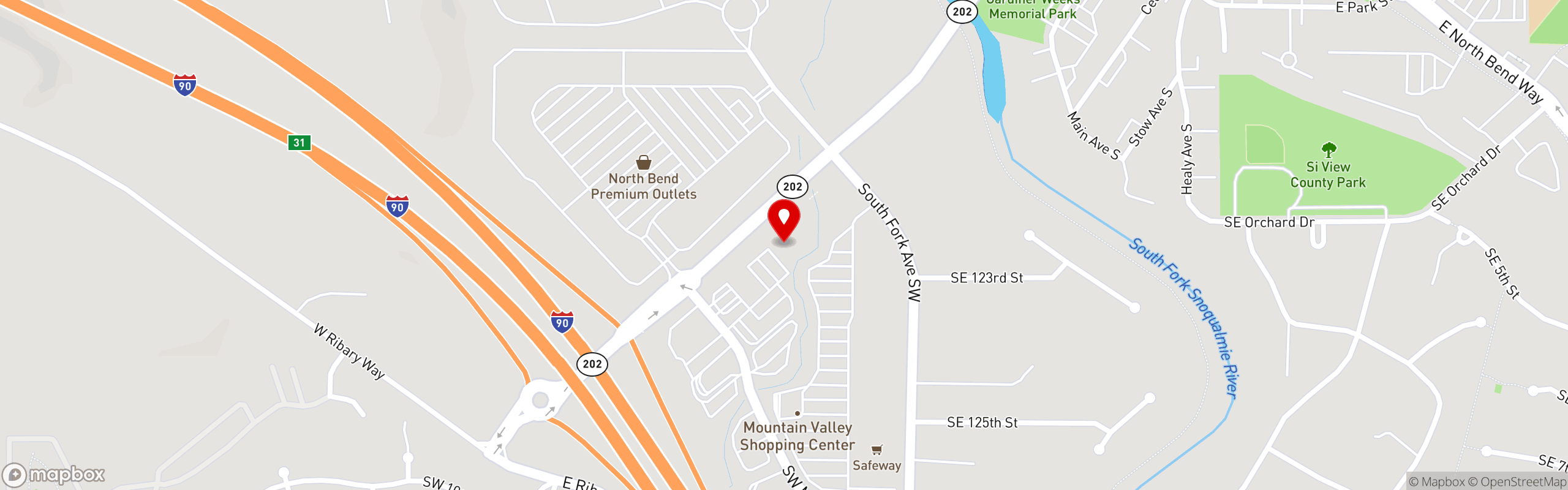 Street map pinning Sage & Spice in Sage & Spice