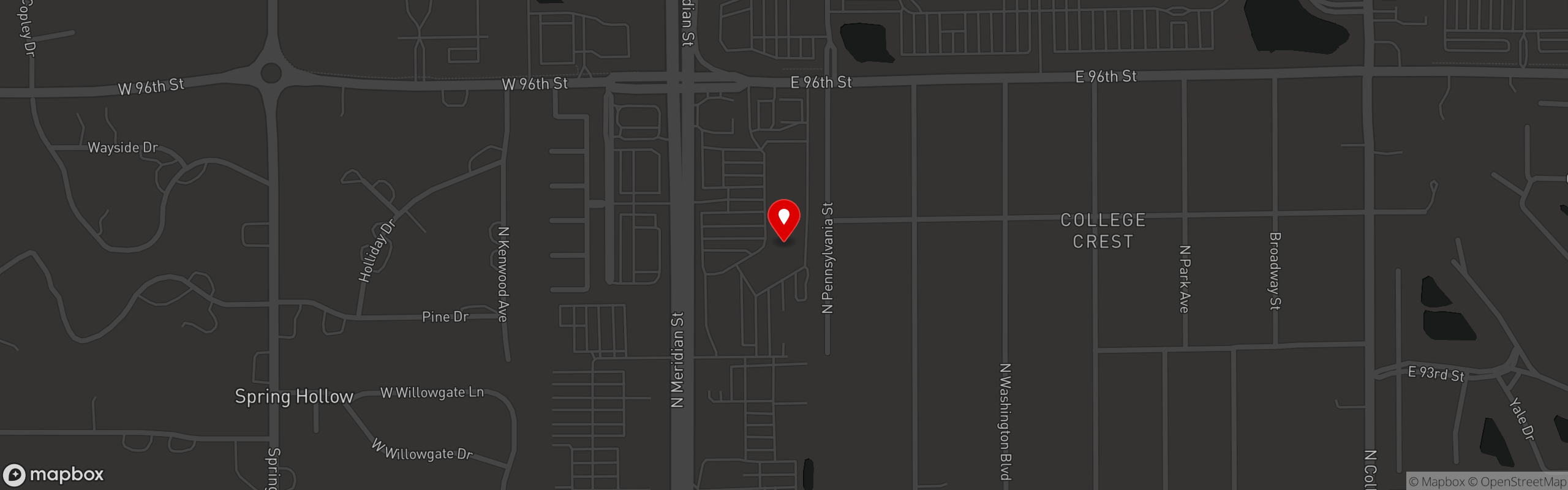 Street map pinning Daddy Jack's Restaurant & Bar in Daddy Jack's Restaurant & Bar