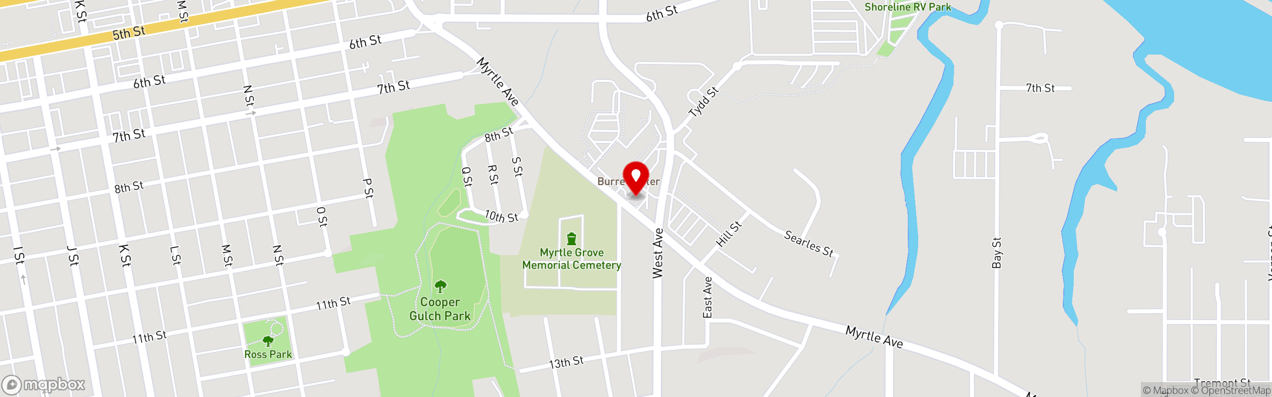 Street map pinning Pineapple Express Hawaiian Plate Lunch in Pineapple Express Hawaiian Plate Lunch