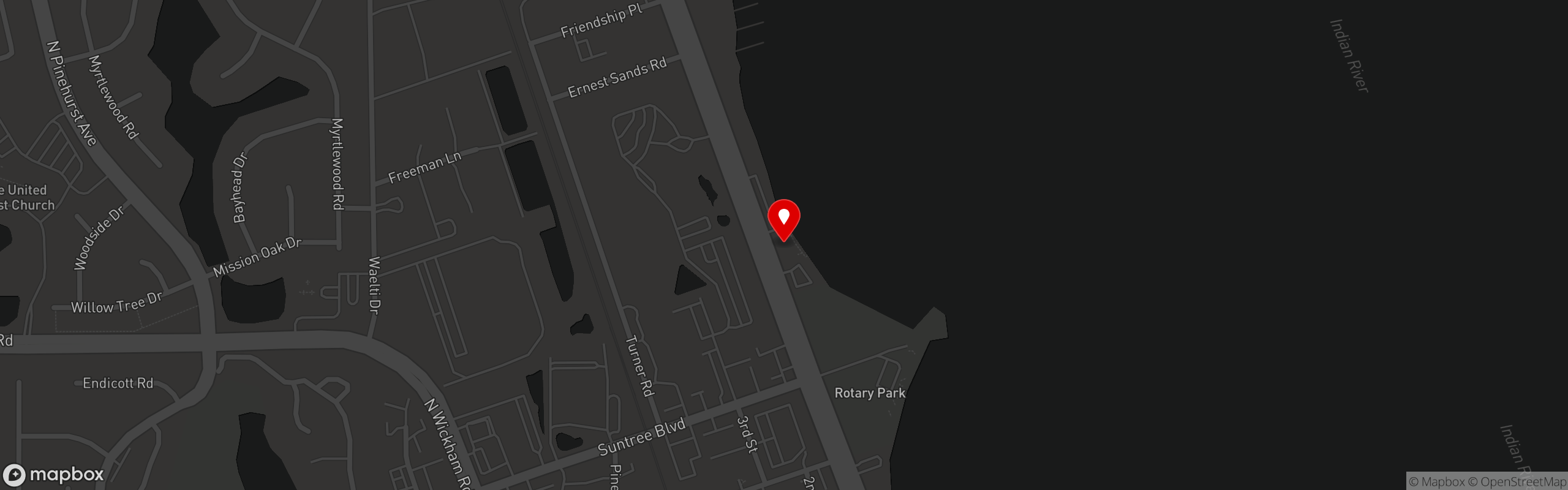 Street map pinning River Rocks Dining & Drinks Dockside in The Dock at River Rocks- No Reservations accepted