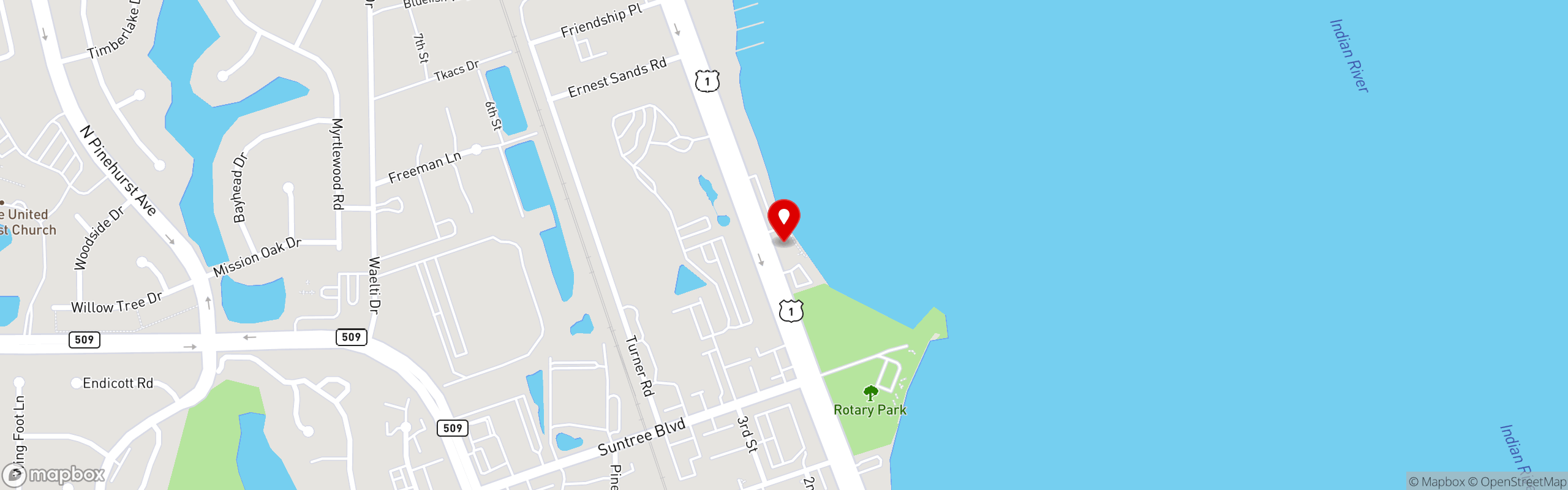 Street map pinning River Rocks Dining & Drinks Dockside in The Dock at River Rocks- No Reservations accepted