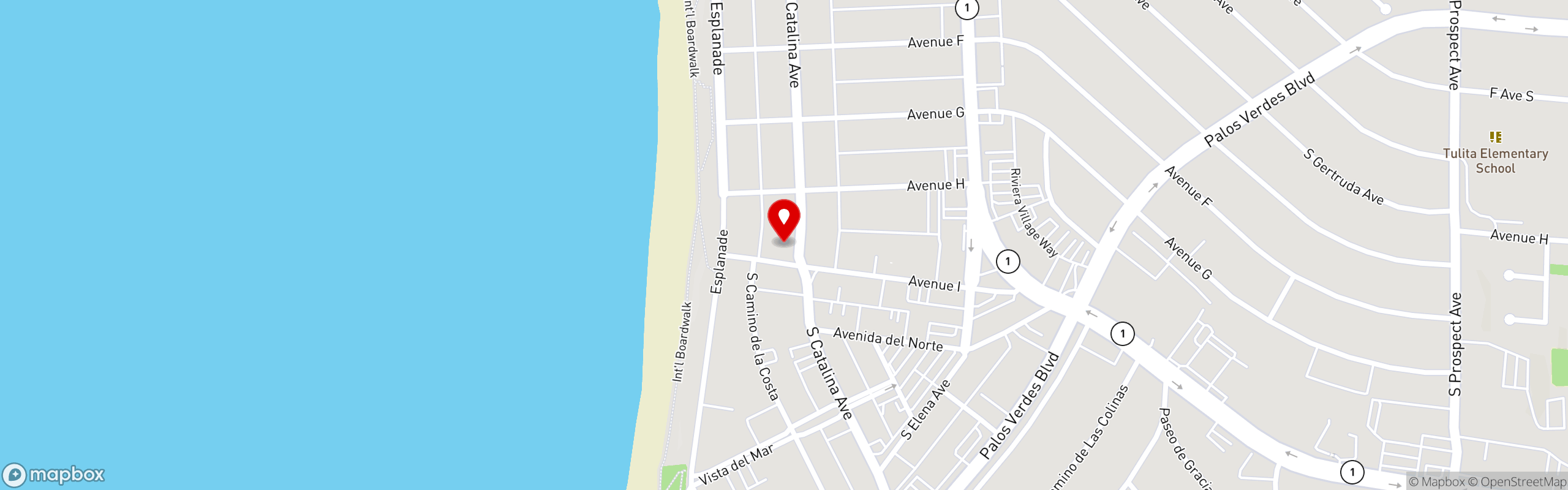 Street map pinning Montauk in Montauk