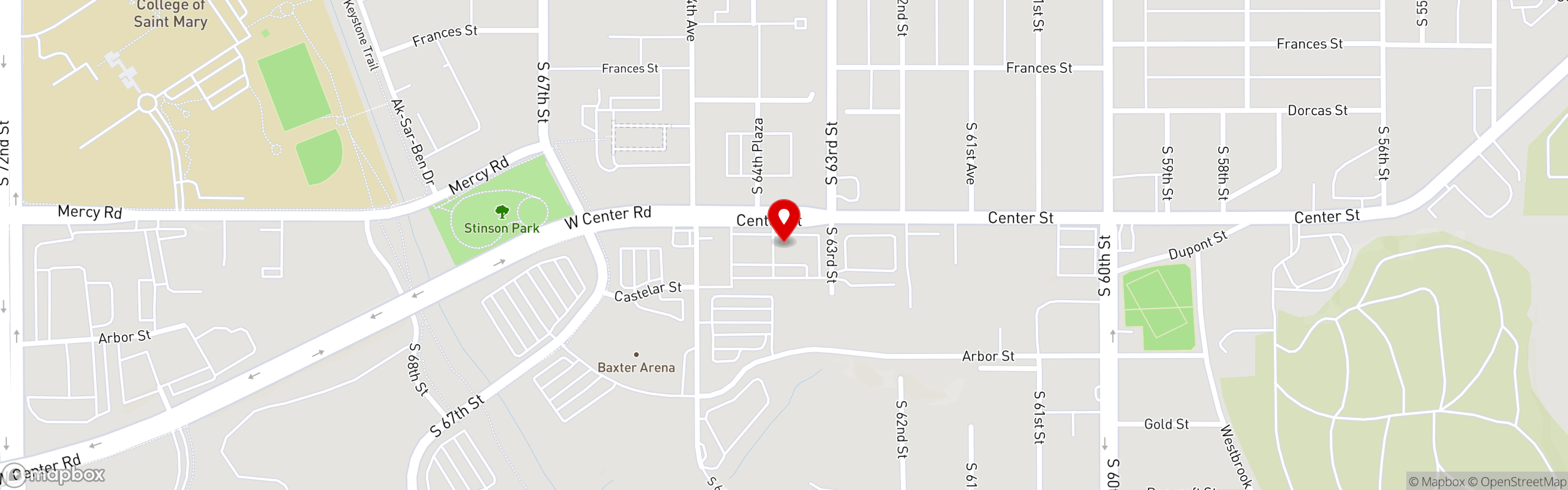 Street map pinning Jimi D's Food and Spirits in Jimi D's Food and Spirits