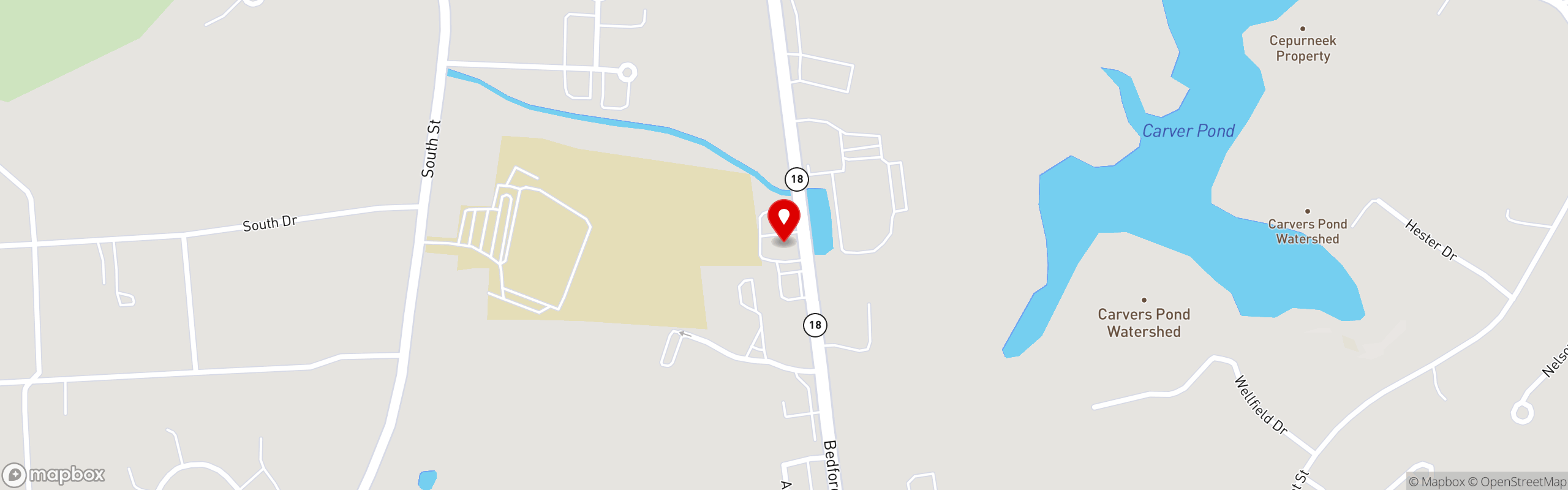 Street map pinning Barrett's Alehouse in Barrett's Alehouse Bridgewater