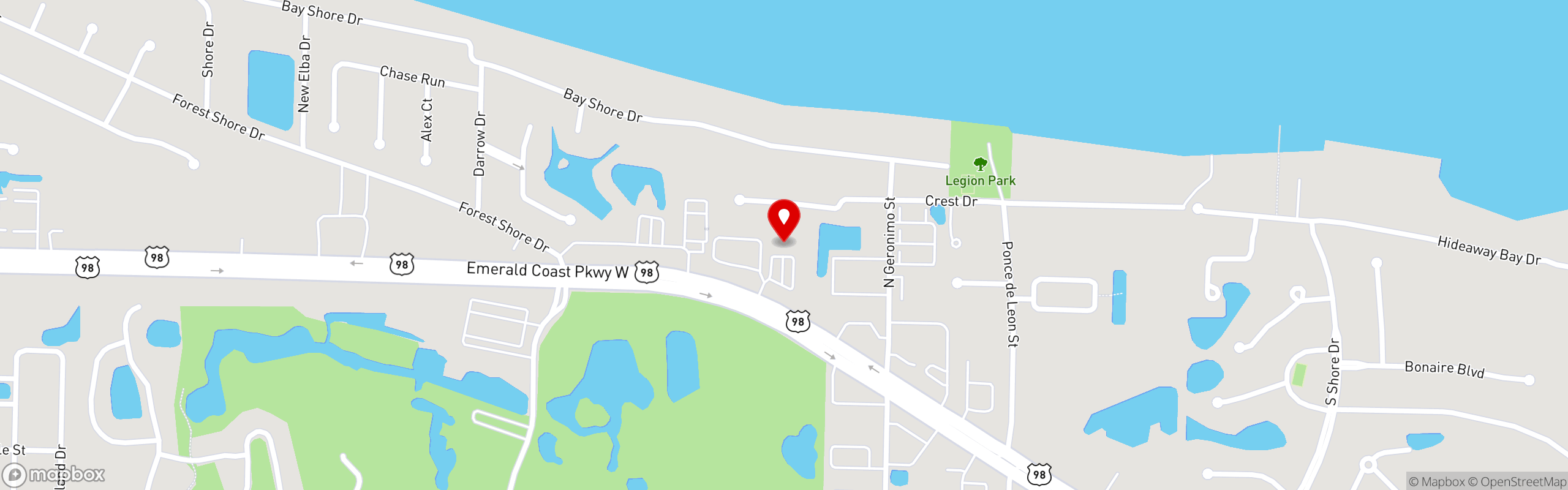 Street map pinning Zen Japanese Grill & Sushi Bistro in ZEN Japanese Grill & Sushi Bistro