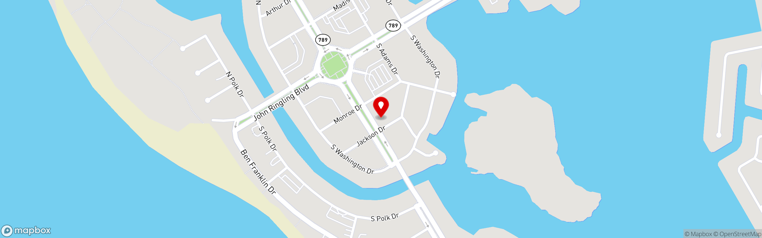 Street map pinning 15 South by Napulé in 15 South by Napulé