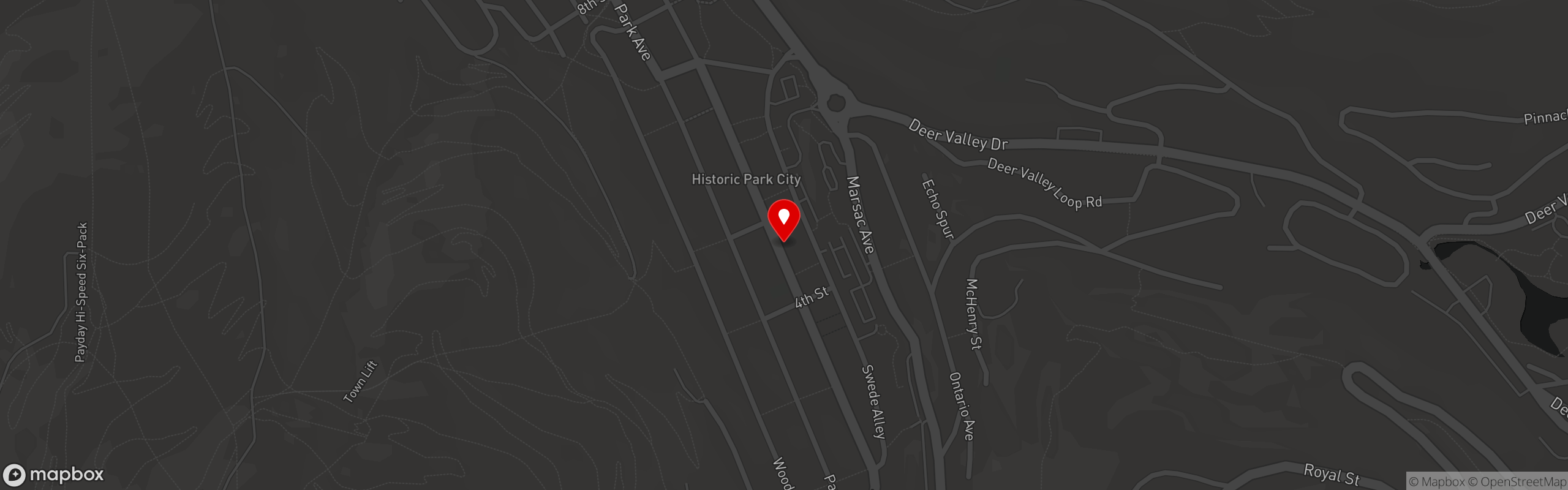 Street map pinning Shabu in Shabu