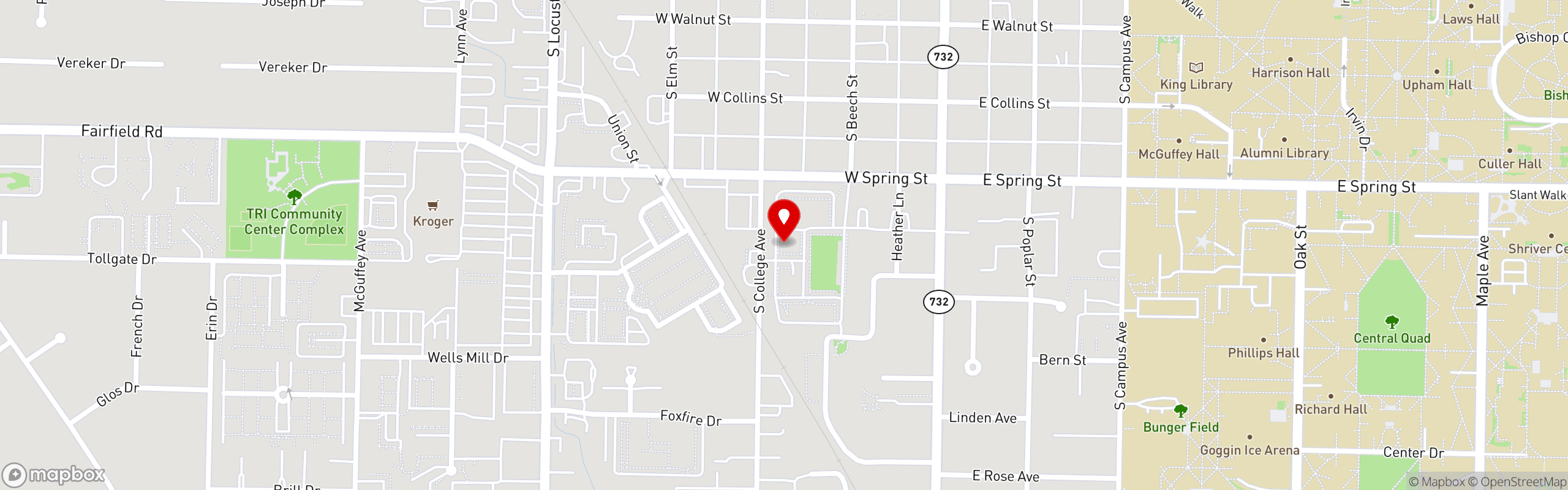 Street map pinning Gaslight Brewhouse in Gaslight Brewhouse - Oxford