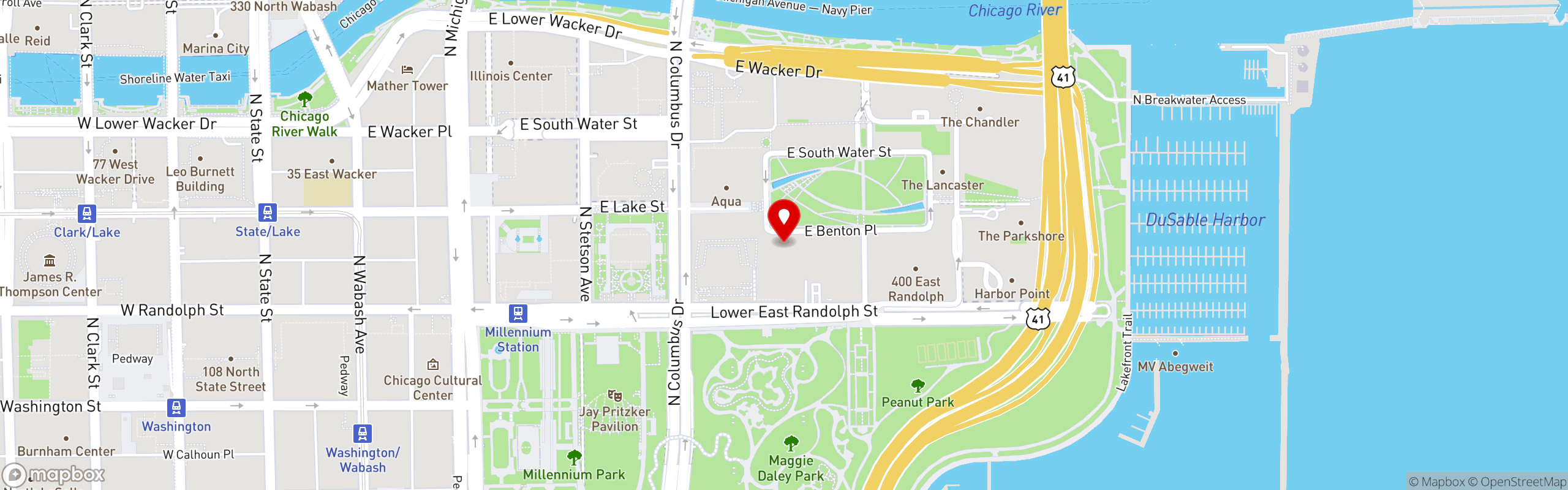 Street map pinning Eggy's Diner in Eggy's Diner - IL