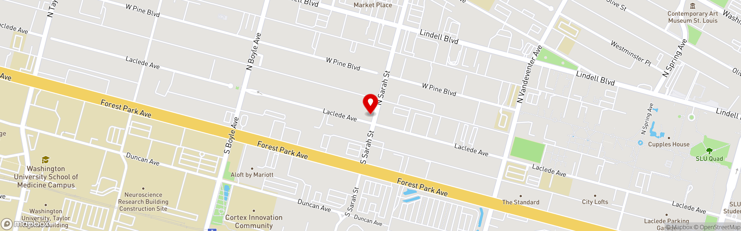 Street map pinning All R&B Restaurant & Love in All R&B Restaurant & Love