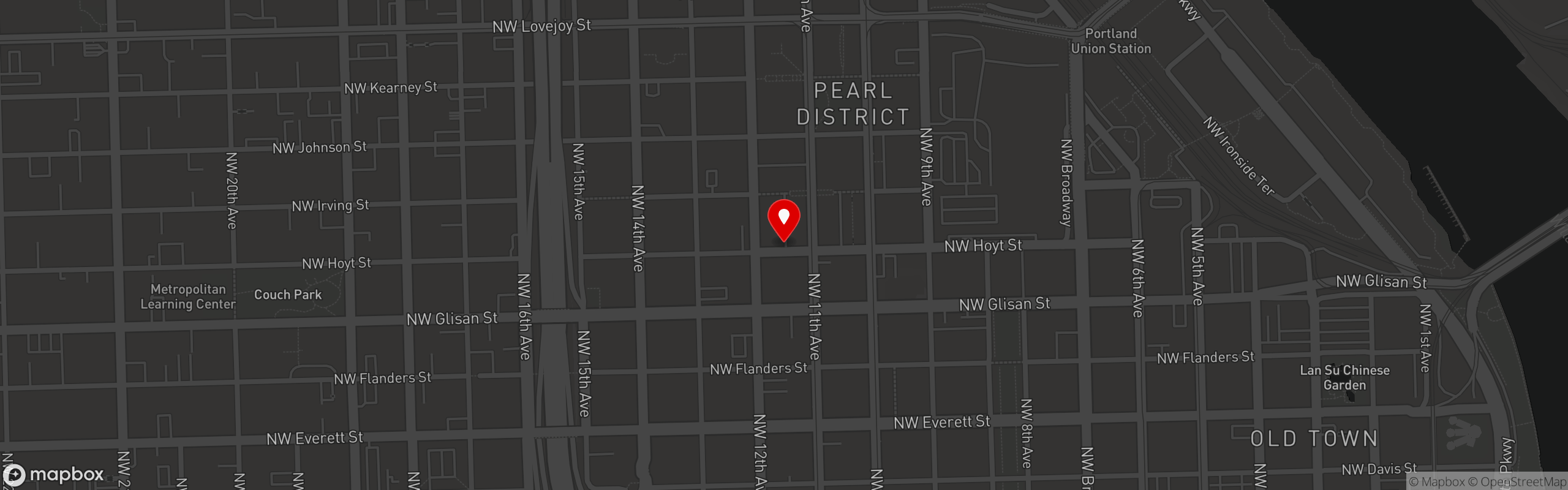 Street map pinning Verde Cocina in Verde Cocina En La Perla