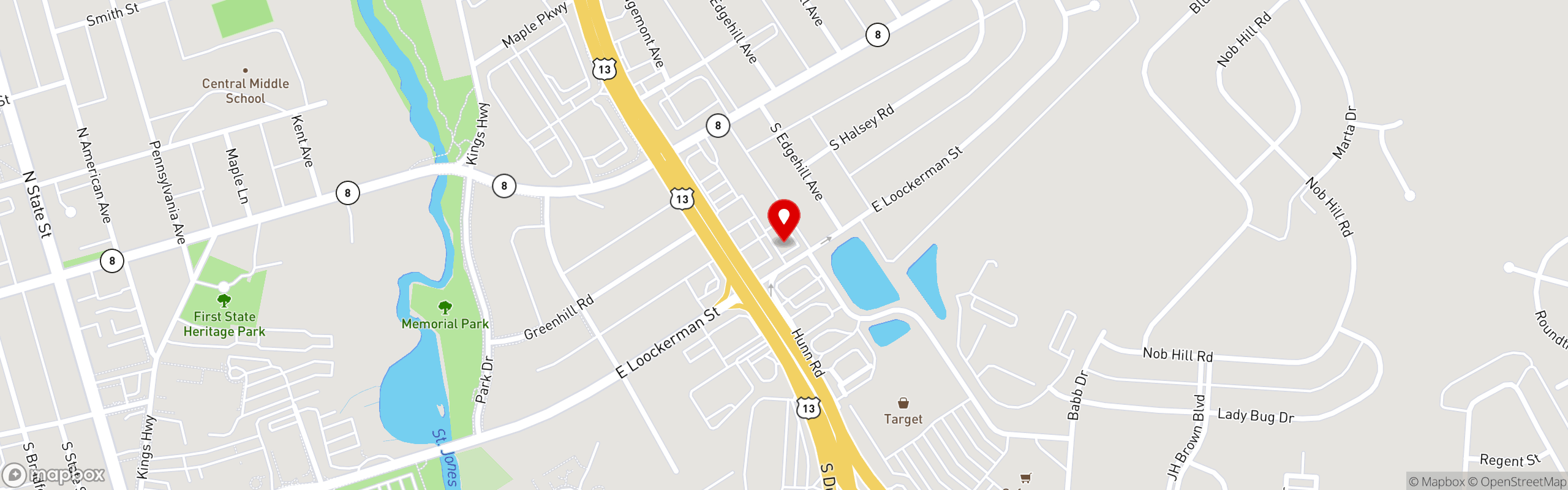 Street map pinning El Nopal in El Nopal Mexican Restaurant #2