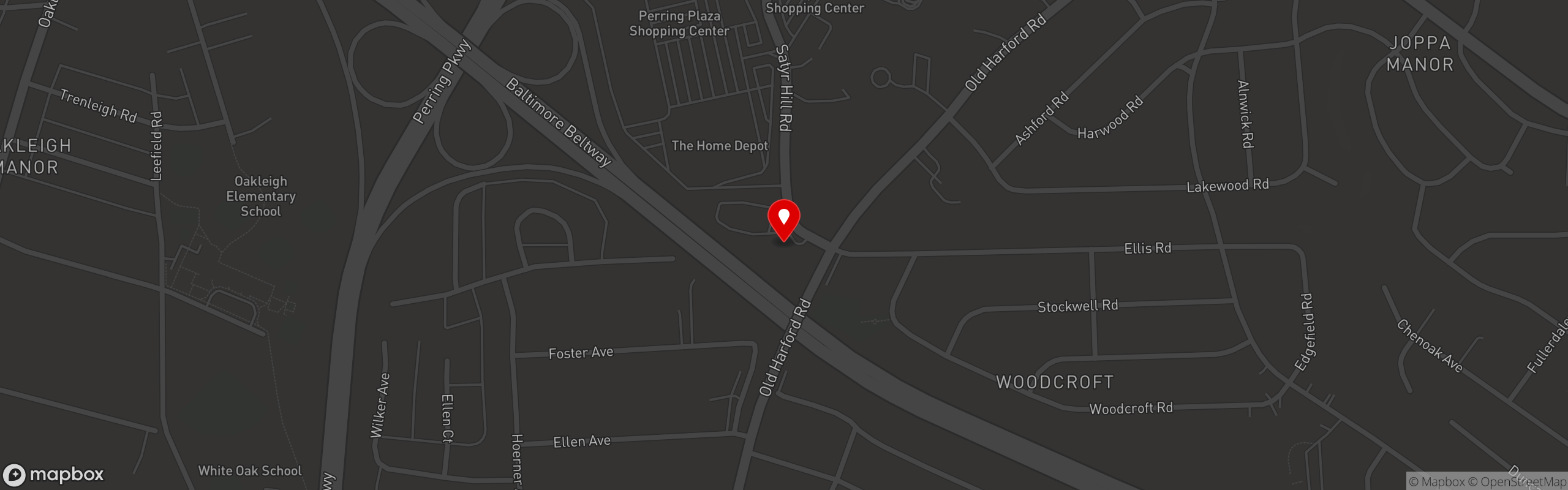 Street map pinning Valley View Inn in Valley View Inn