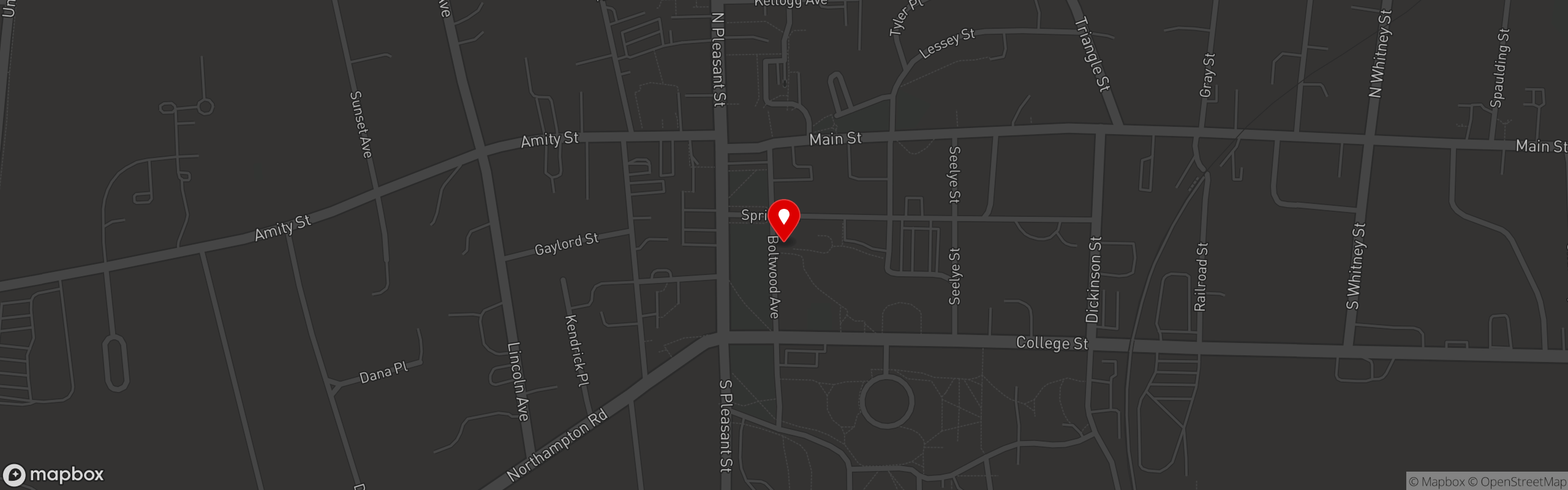Street map pinning 30Boltwood in 30Boltwood - Amherst