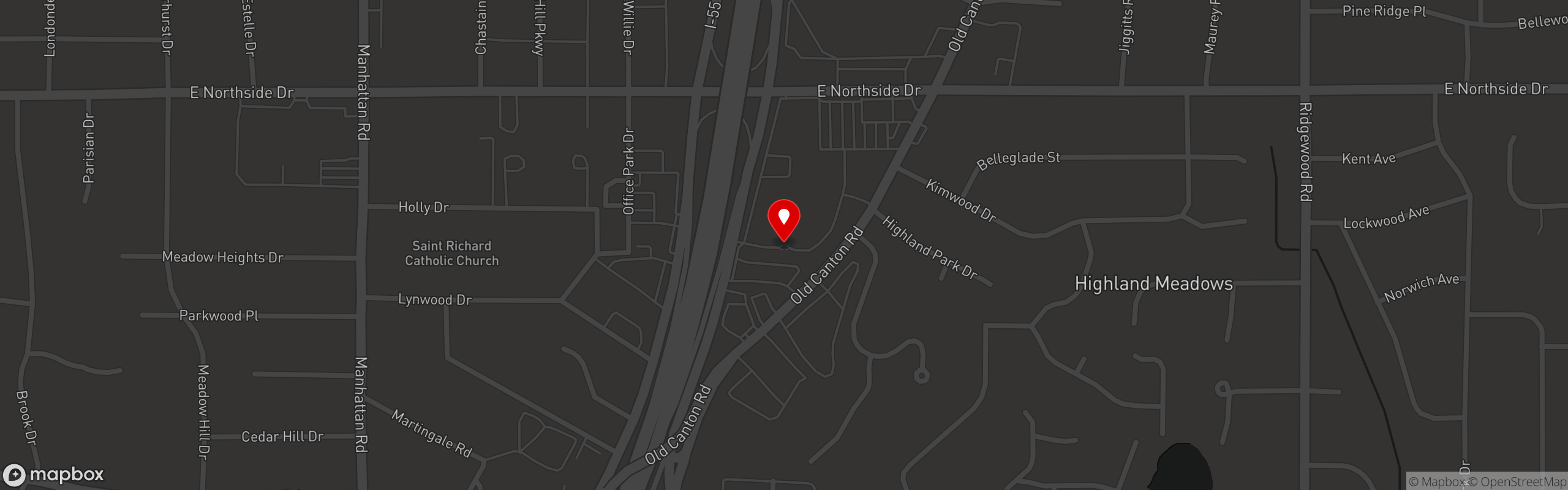 Street map pinning BRAVO! Italian Restaurant & Bar in BRAVO! Italian Restaurant & Bar
