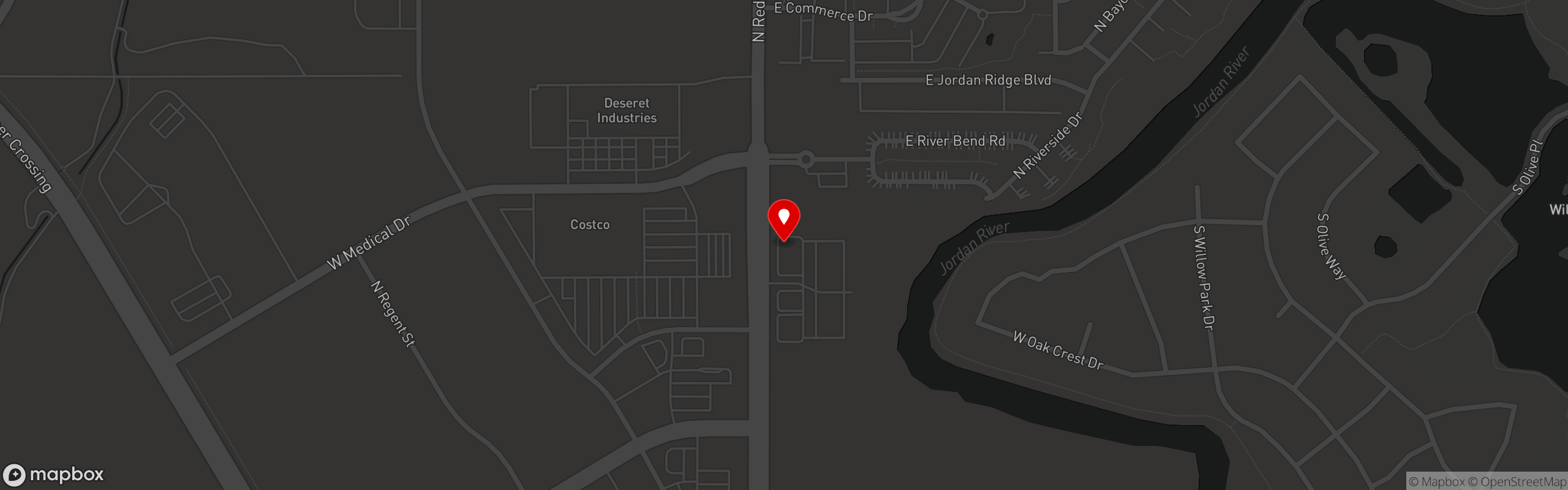 Street map pinning Tapa Sushi in Tapa Sushi - Saratoga Springs