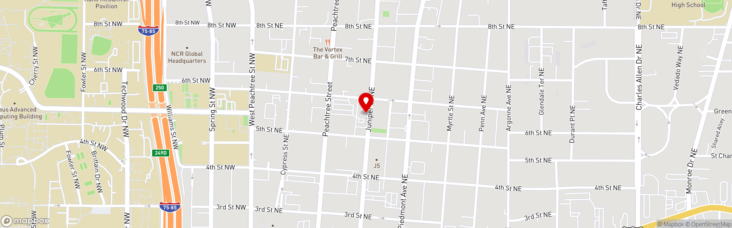 Street map pinning SEBASTIÁN PINTXOS BAR in SEBASTIÁN PINTXOS BAR