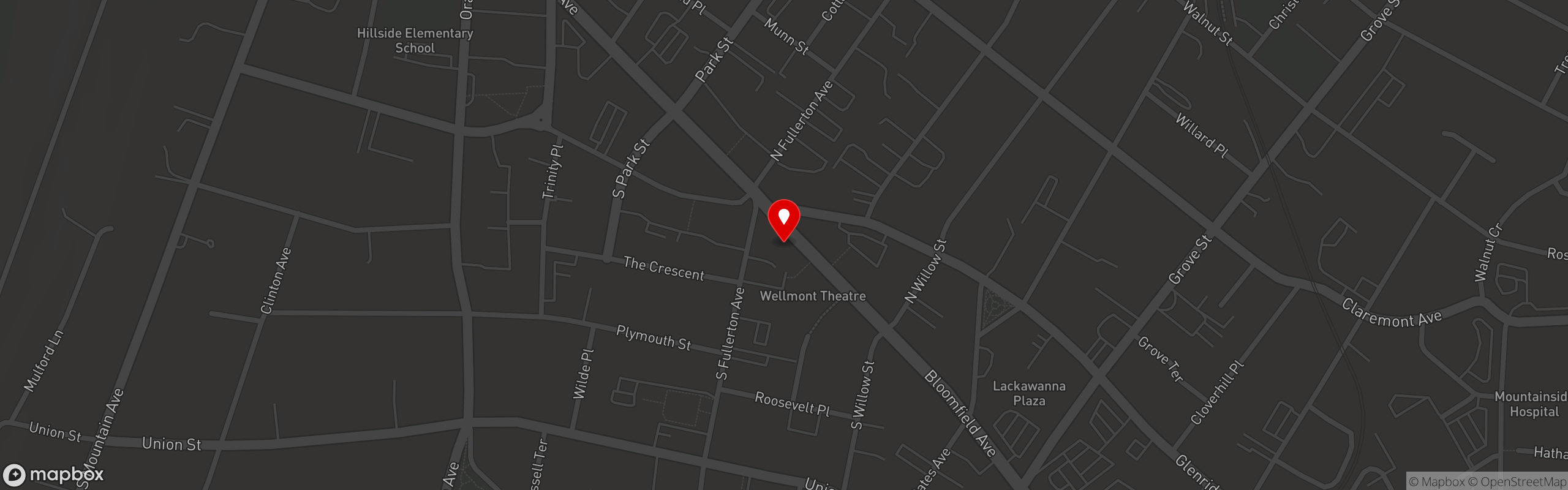 Street map pinning Teglia Pizza Bar in Teglia Pizza Bar