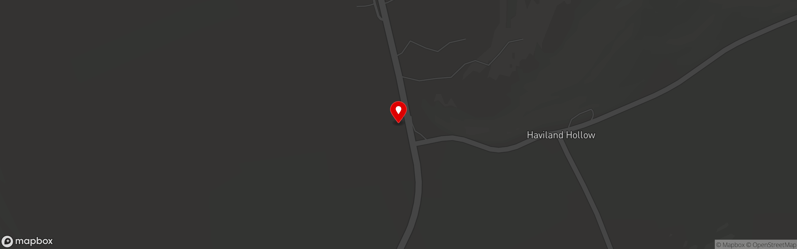 Street map pinning Rudy's Hitching Post in Rudy's Hitching Post