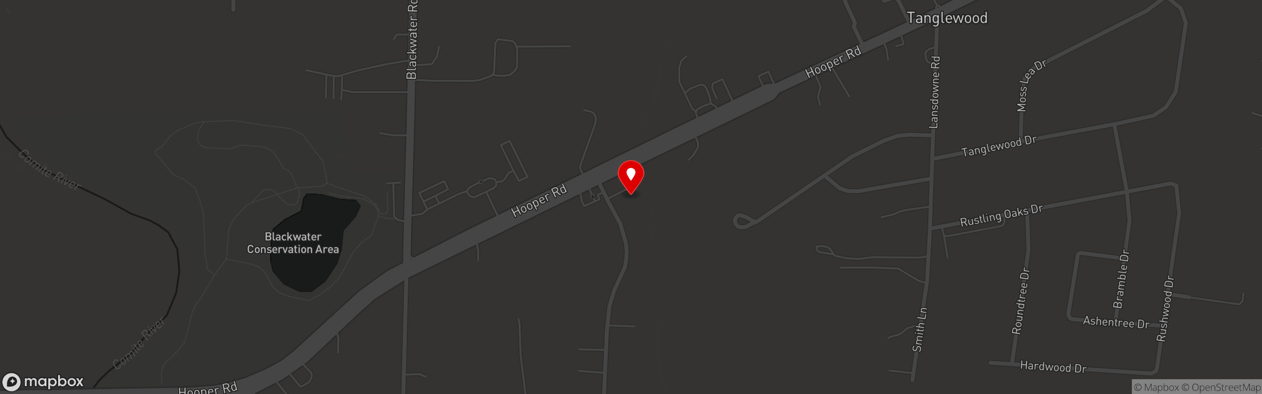 Street map pinning Central City Steak & Seafood in Central City Steak & Seafood