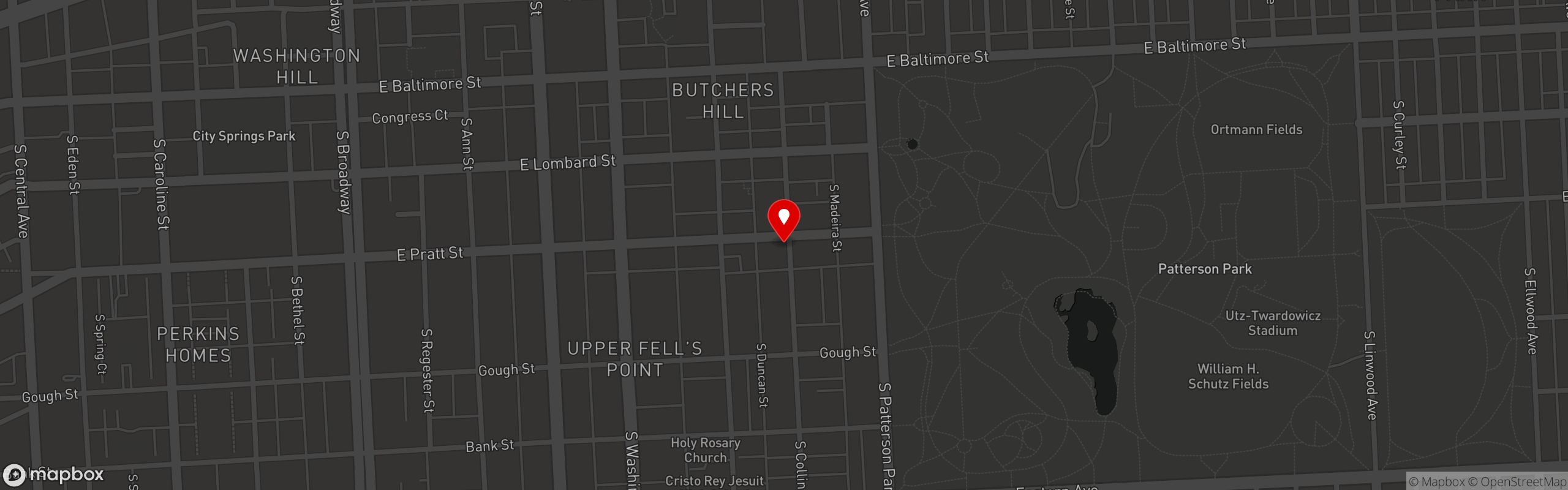 Street map pinning Marta Fine Food and Spirits in Marta Fine Food and Spirits