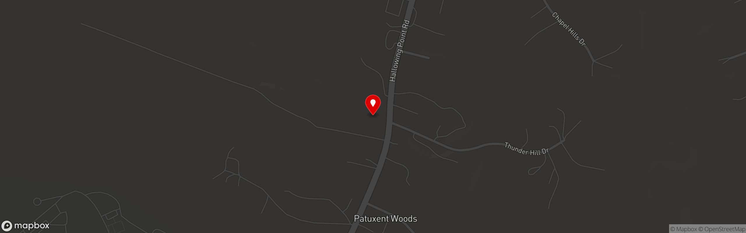 Street map pinning Mrs. Moo's Corner in Prince Frederick
