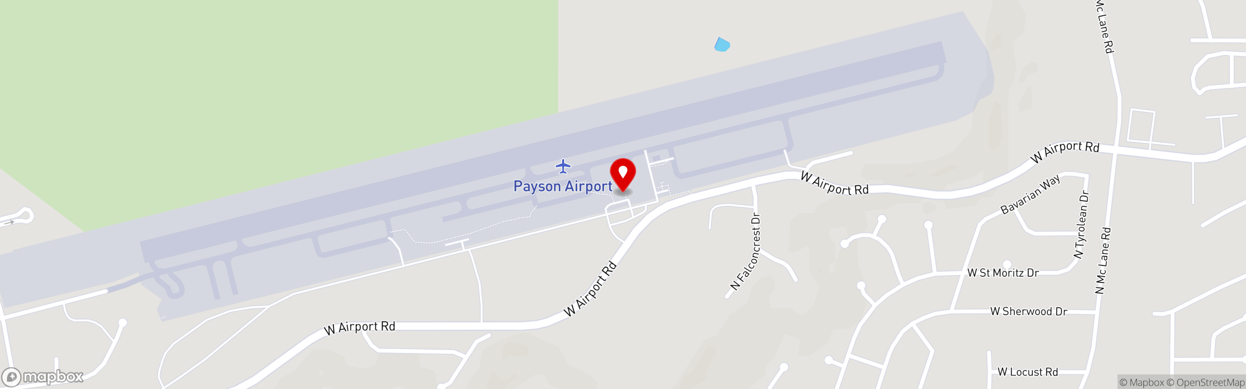 Street map pinning Crosswinds Restaraunt in Crosswinds Restaurant