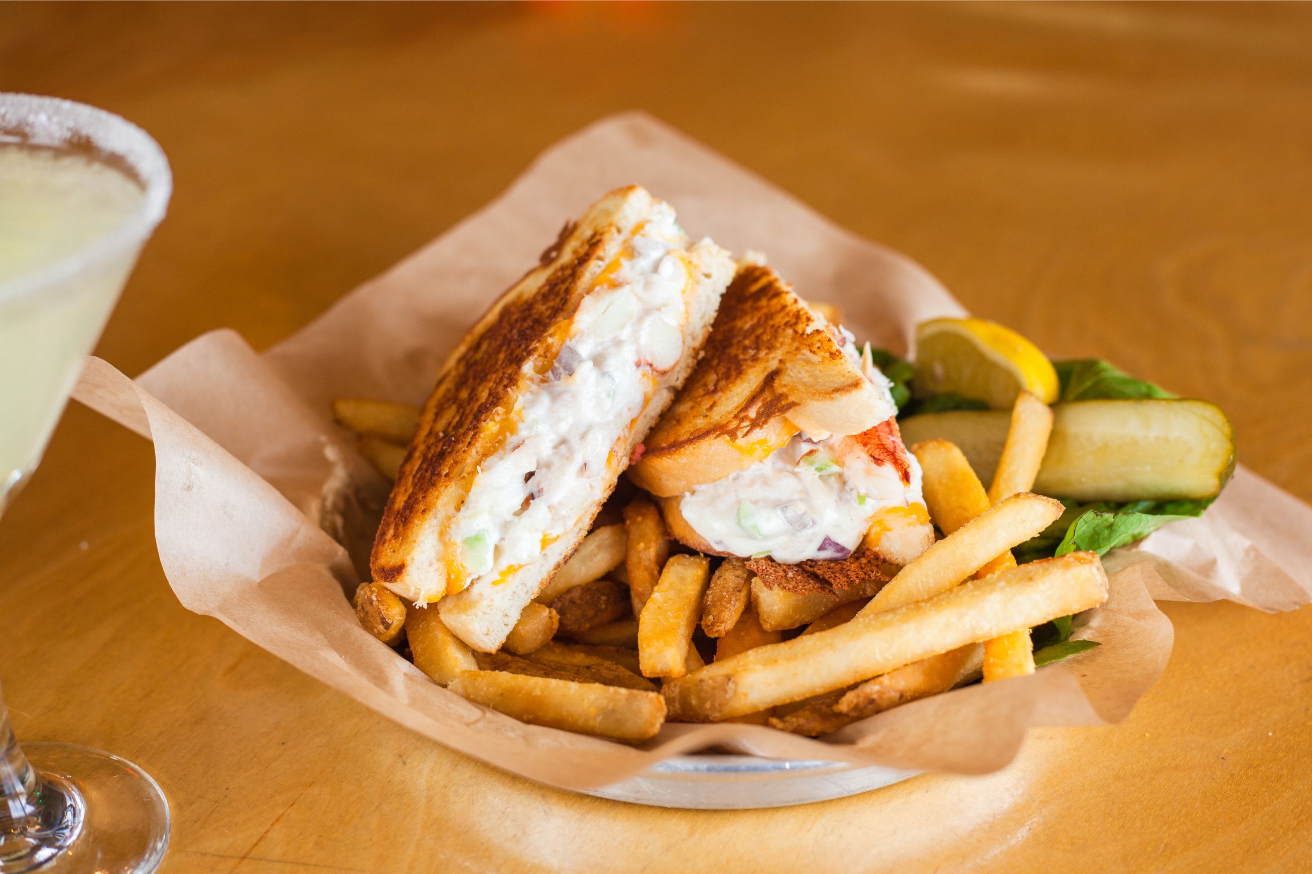 Dungeness Crab and Cheddar Melt - Bennett's Fish Shack - Seafood Restaurant  in WA