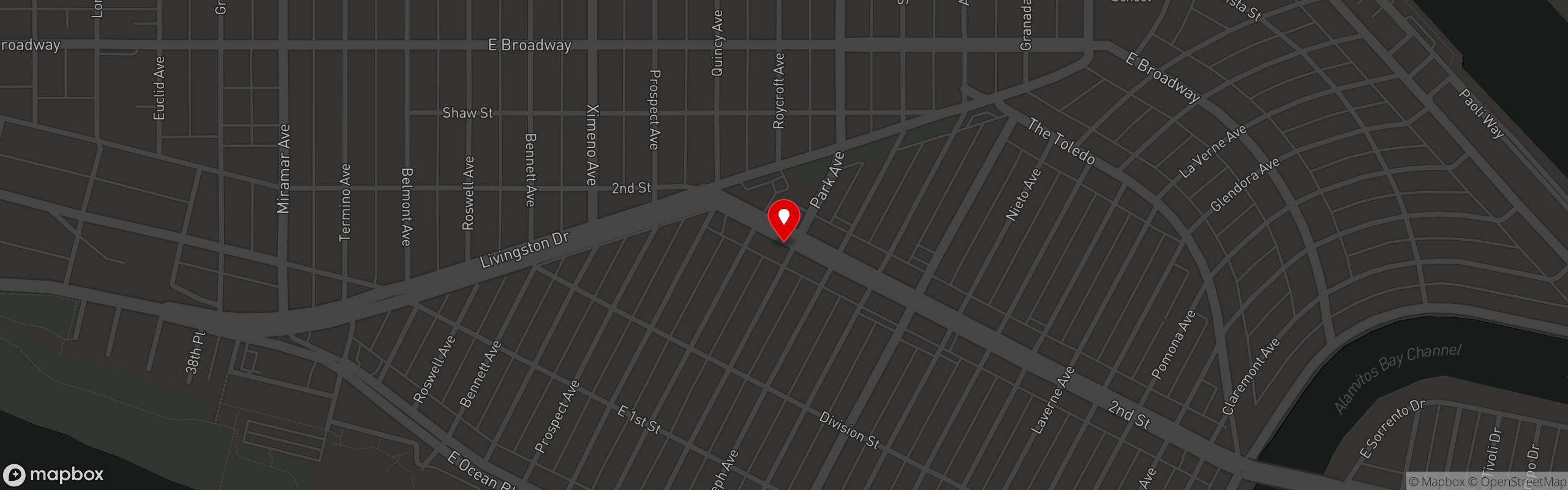 Street map pinning Let's Yolk About It in Let's Yolk About It