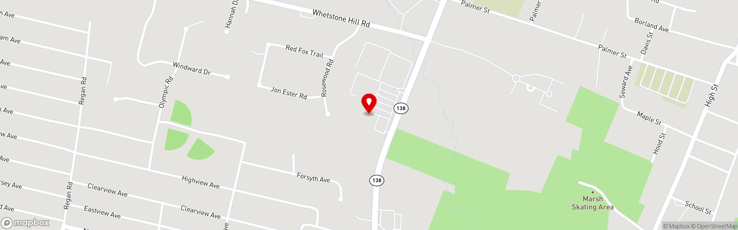Street map pinning Somerset Grille in Somerset Grille - Somerset, MA