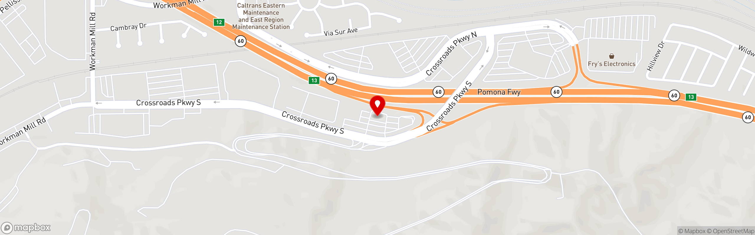 Street map pinning Tepeyac Restaurant & Tequila Sports Bar in Tepeyac Restaurant & Tequila Sports Bar