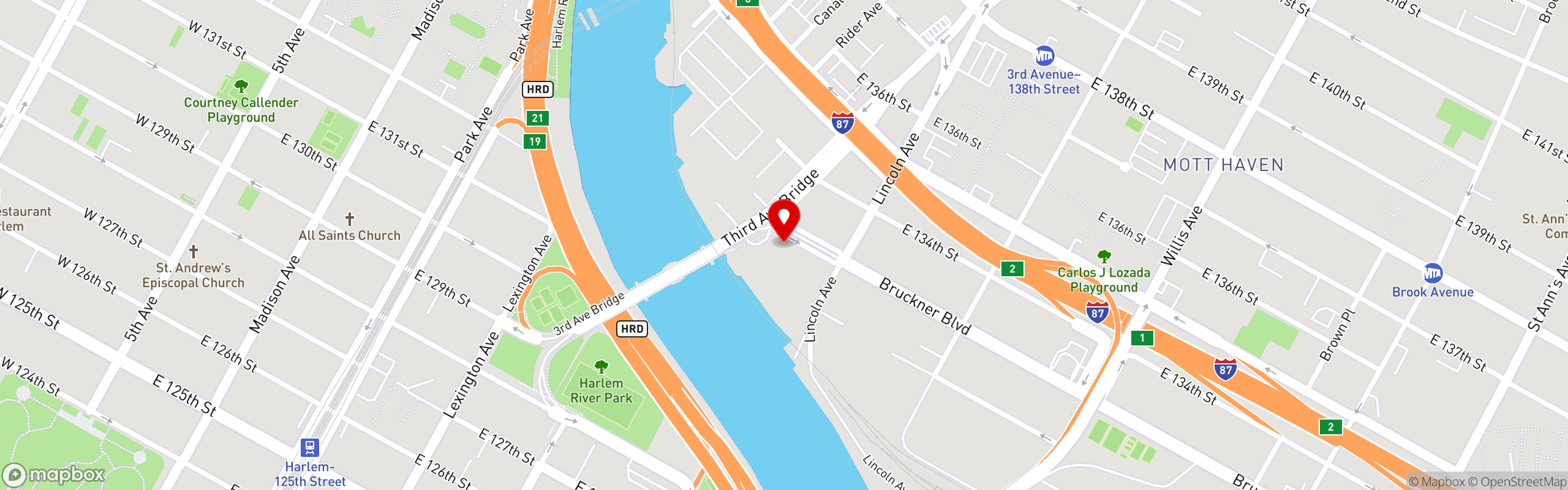Street map pinning BX Eatery in BX Eatery