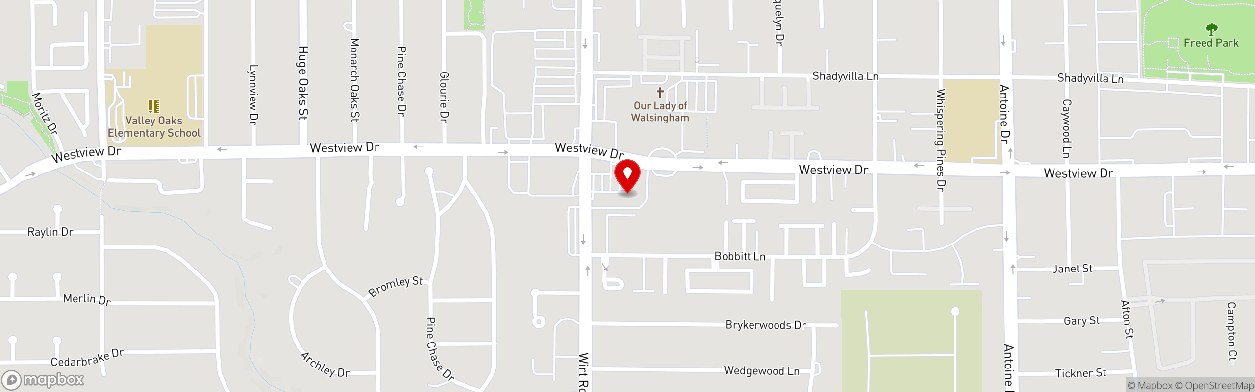 Street map pinning Fratelli's Ristorante in Fratelli's Ristorante