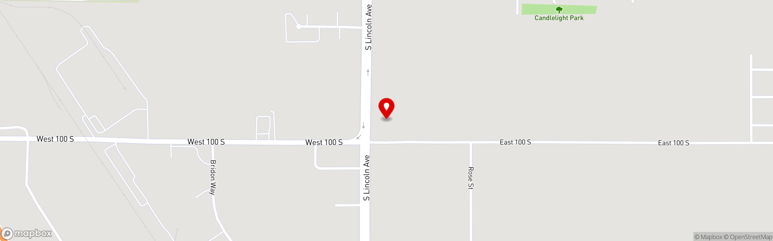 Street map pinning Papa Kelsey's Pizza & Subs in Jerome Location