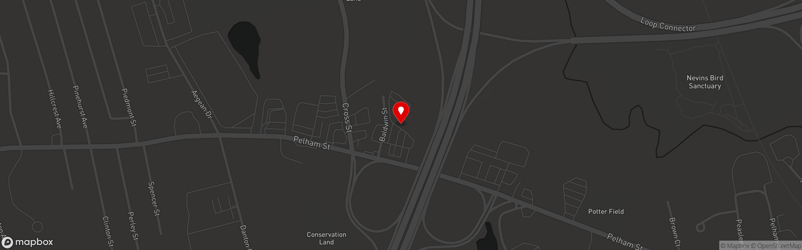 Street map pinning Rae Rocks Bar & Grill in Rae Rocks Bar & Grill