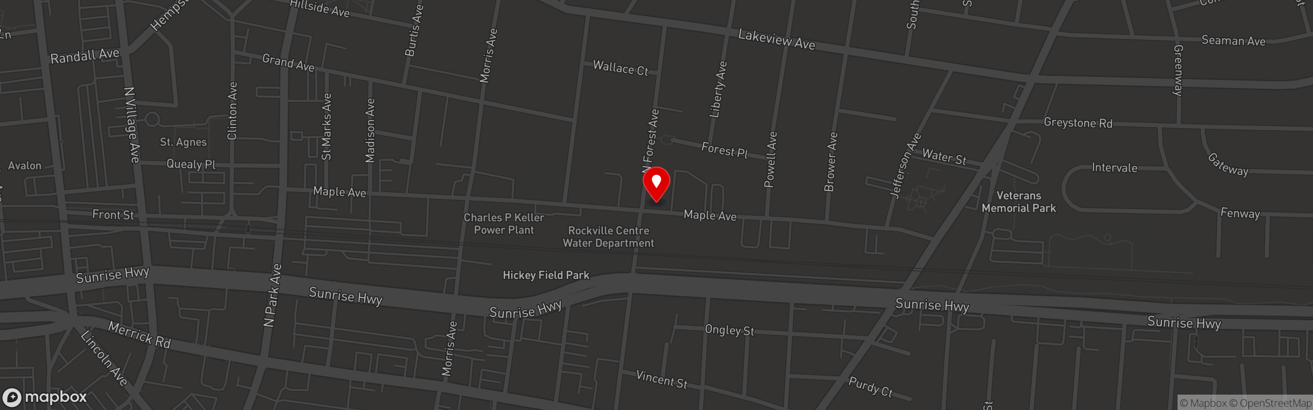 Street map pinning Mother Kelly's in Mother Kellys