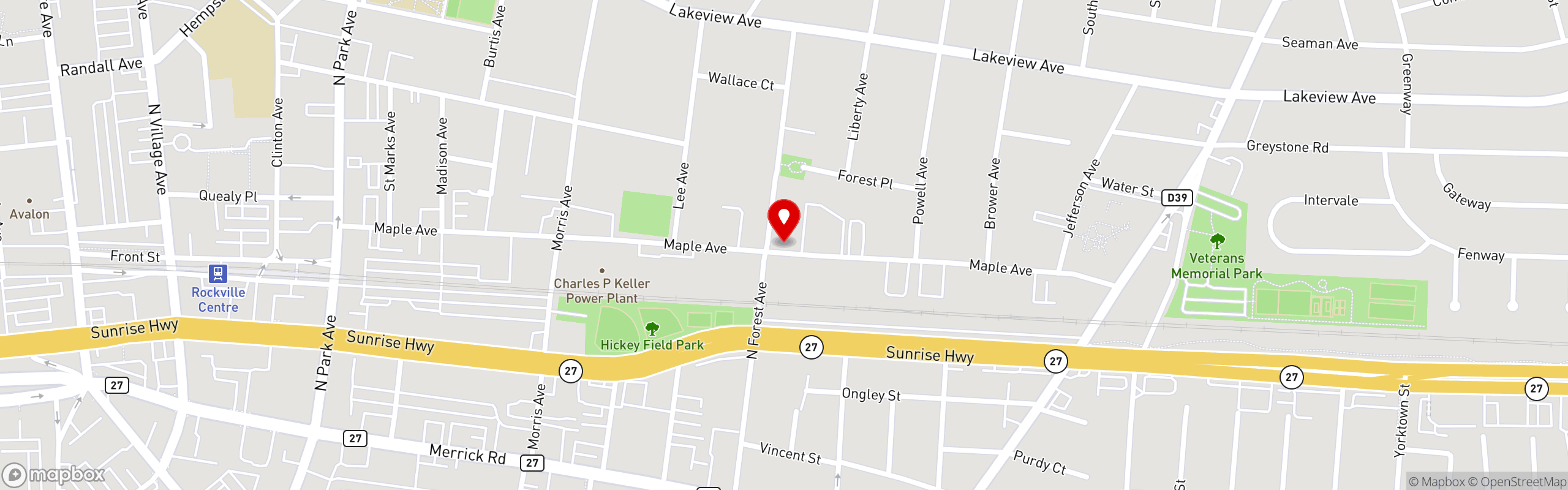 Street map pinning Mother Kelly's in Mother Kellys