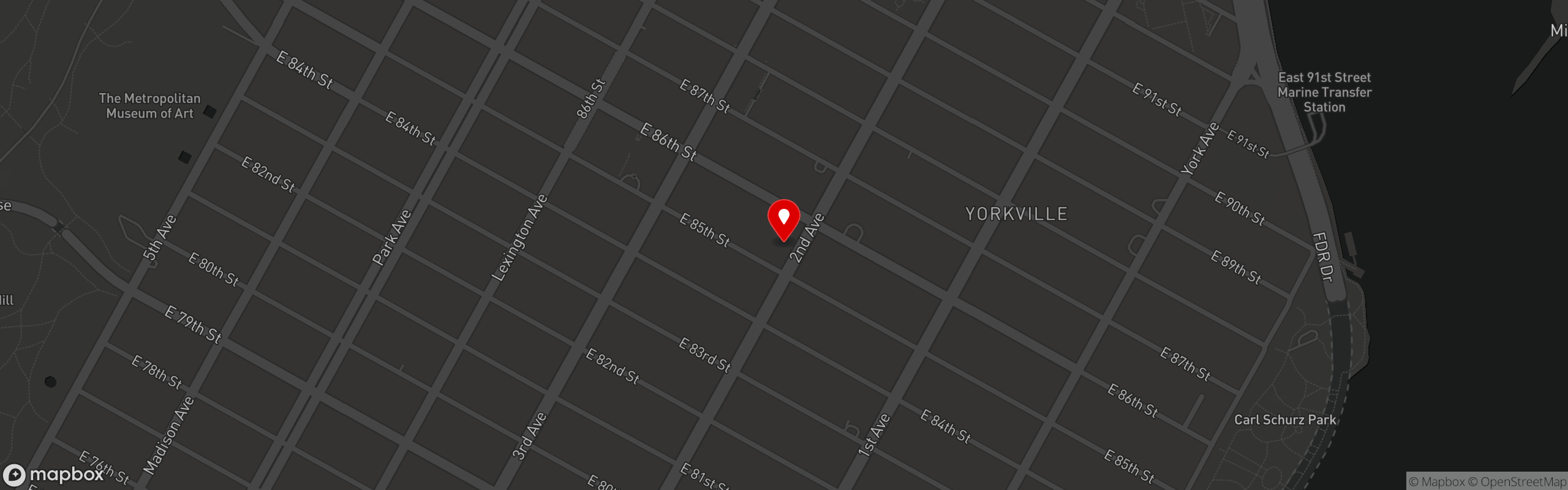 Street map pinning The Supply House in The Supply House - UES