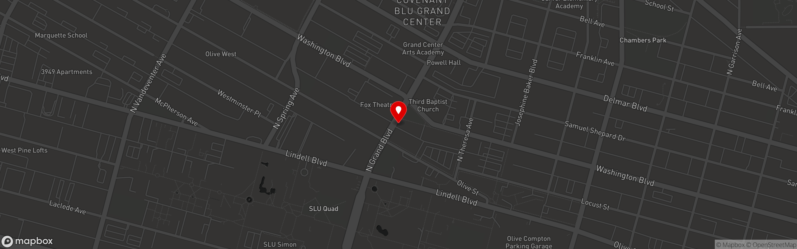Street map pinning The Best Steak House in The Best Steak House