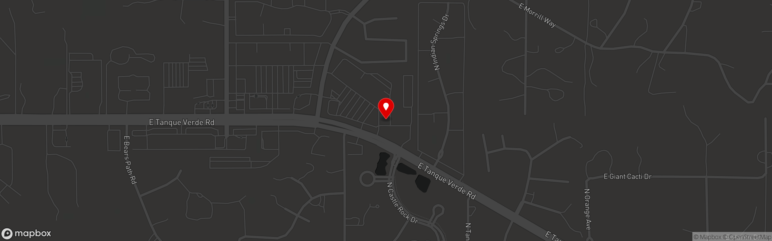 Street map pinning The Ranch Bar and Grill in The Ranch Bar and Grill