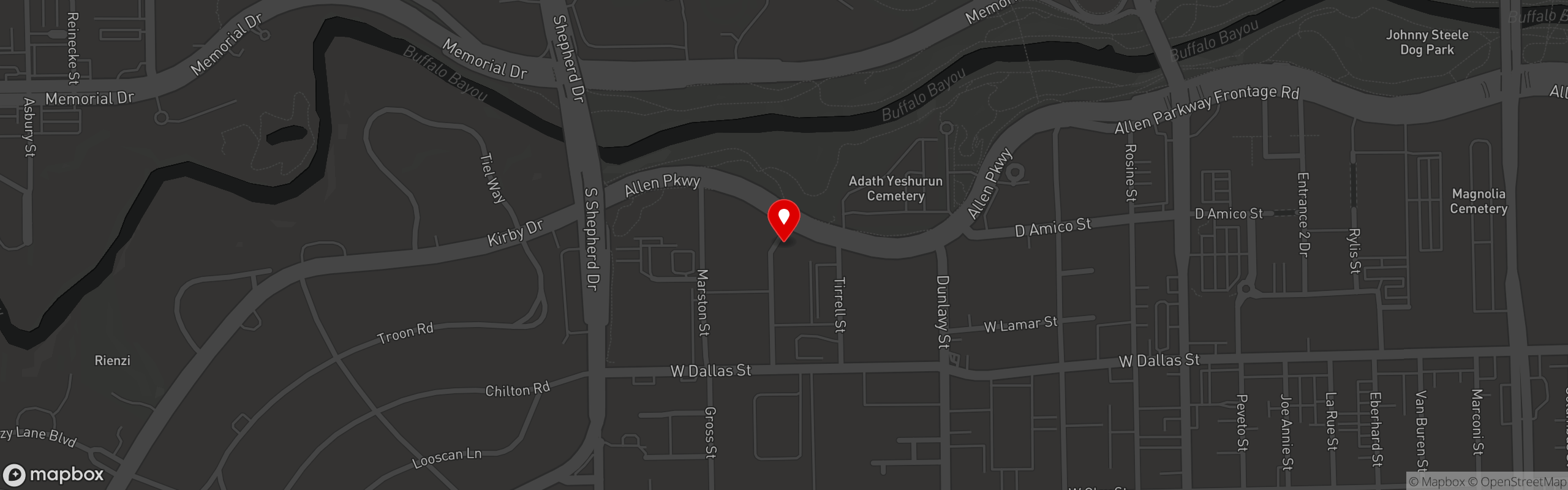 Street map pinning Annabelle Brasserie in Annabelle Brasserie