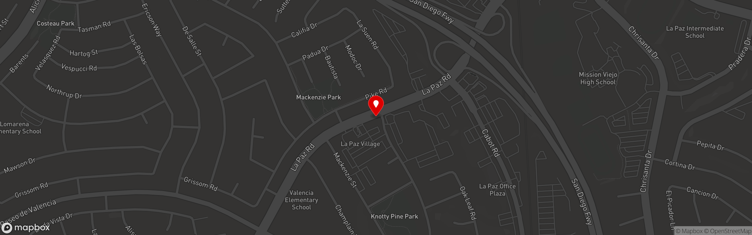 Street map pinning Ironwood in Ironwood Laguna Hills