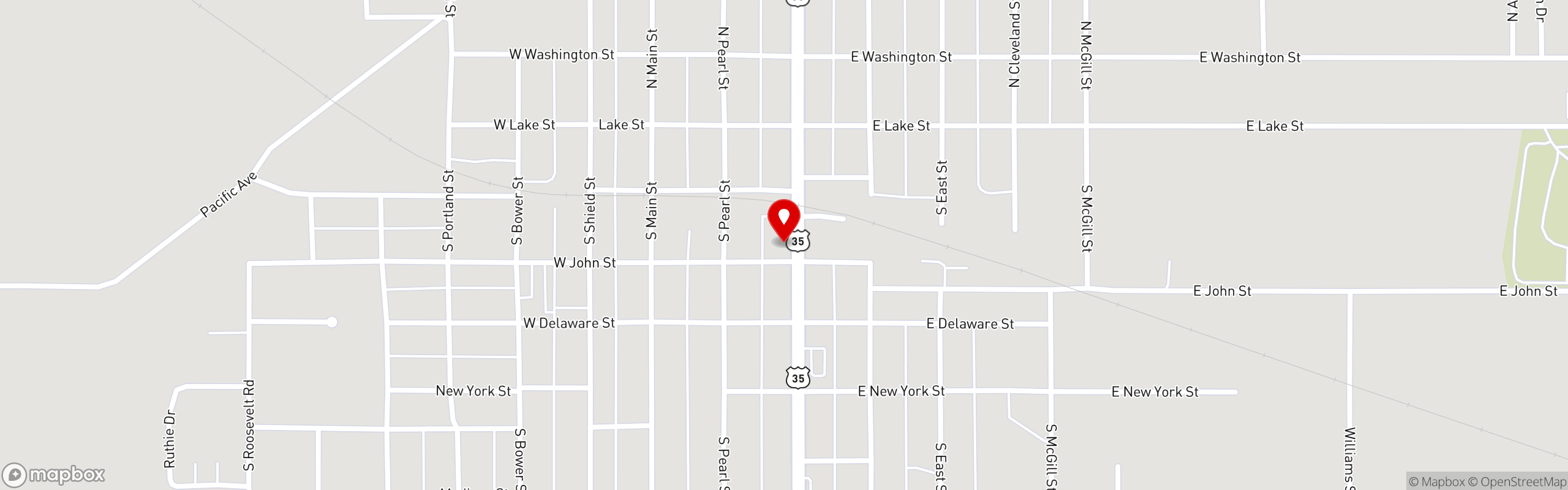 Street map pinning Pizza King | Knox, IN in Pizza King | Knox, IN