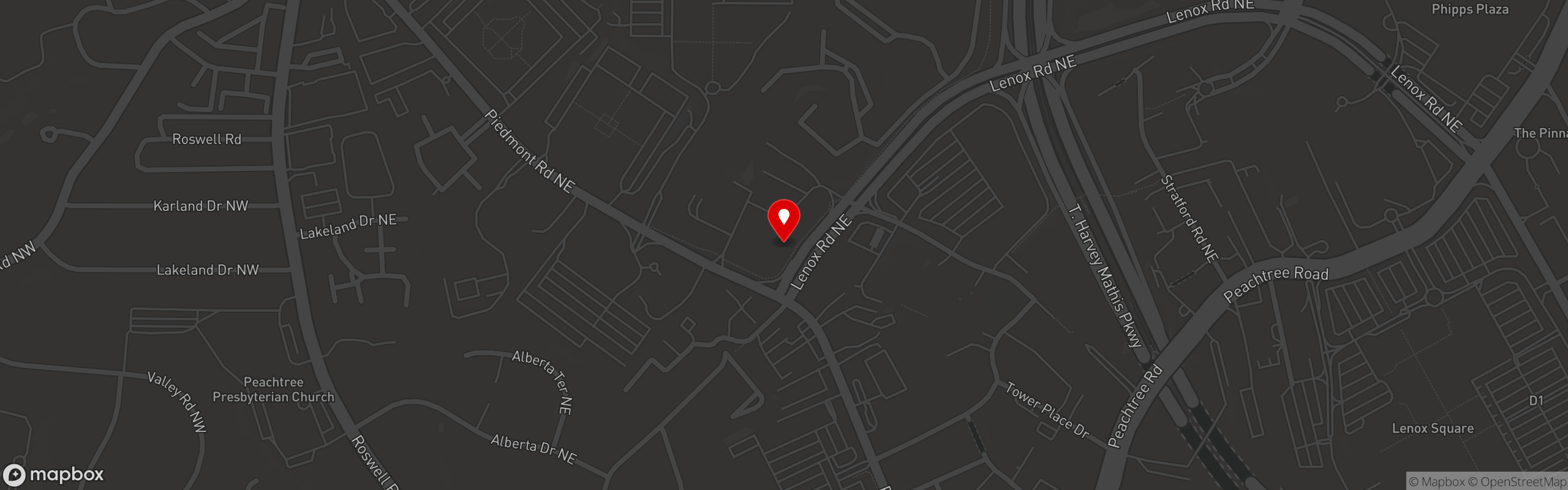 Street map pinning Zakia Modern Lebanese Restaurant in Zakia Restaurant