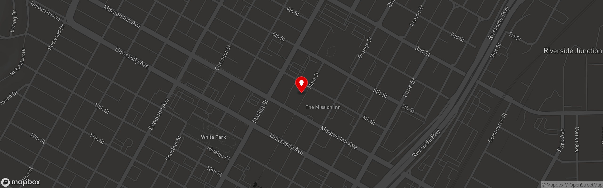 Street map pinning Simple Simon's in Simple Simon's