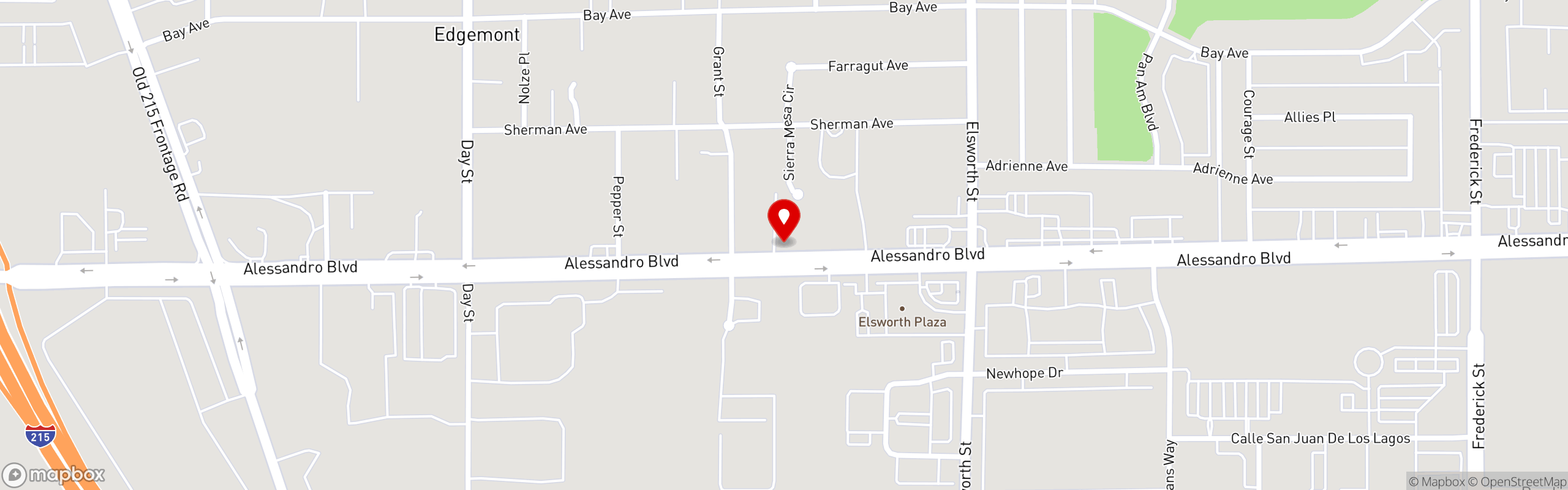 Street map pinning Joe's Italian in Joe's Italian Restaurants
