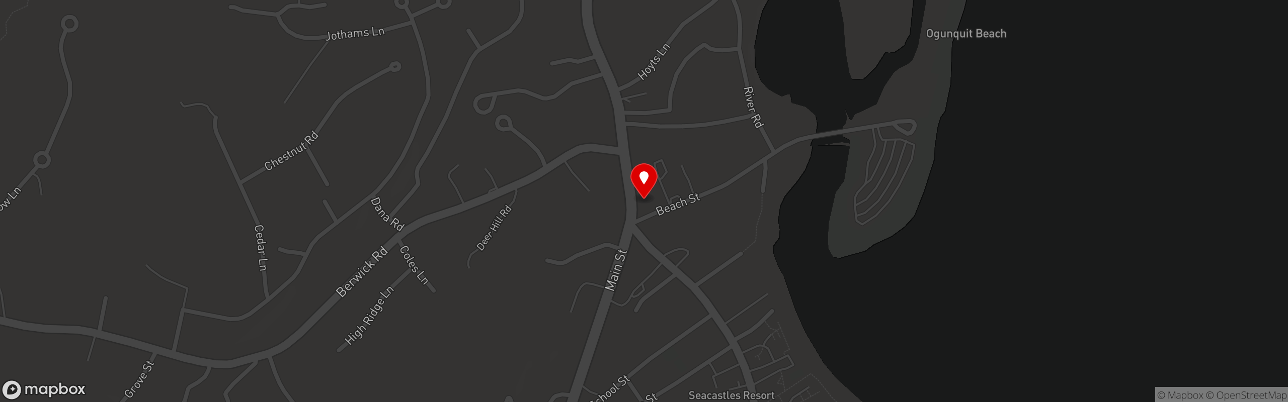 Street map pinning Cornerstone Artisanal Pizza & Craft Beer in Cornerstone Artisanal Pizza & Craft Beer