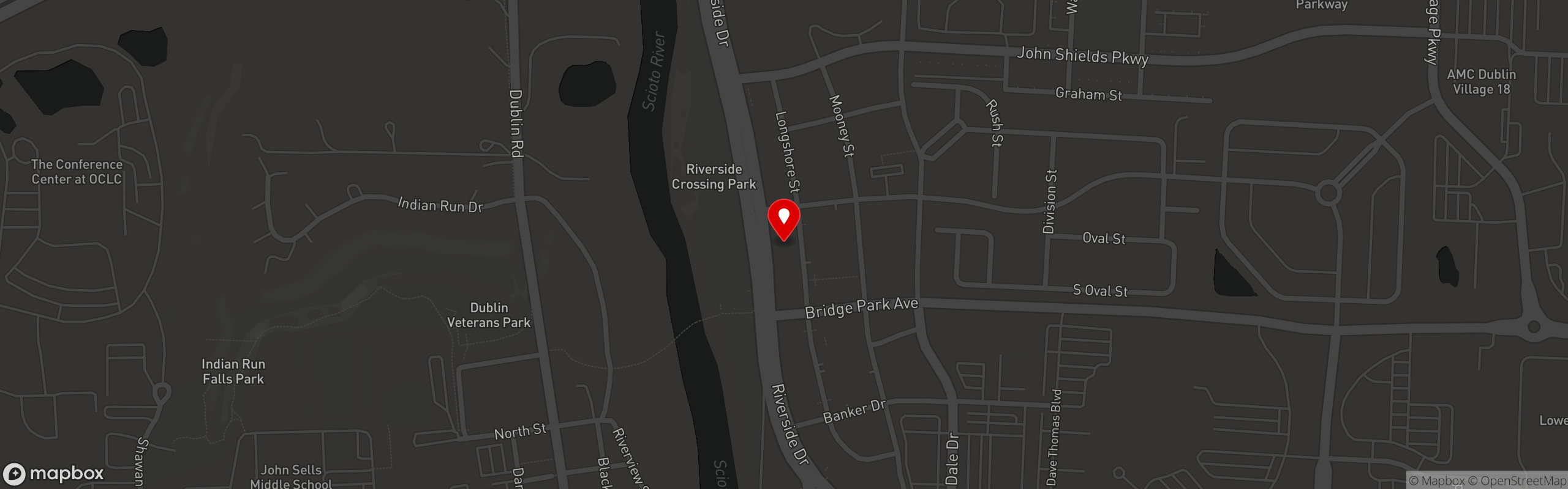 Street map pinning Fado Pub & Kitchen in Dublin