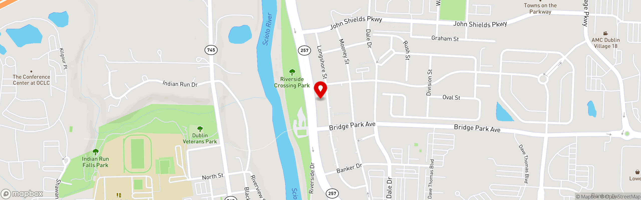 Street map pinning Fado Pub & Kitchen in Dublin